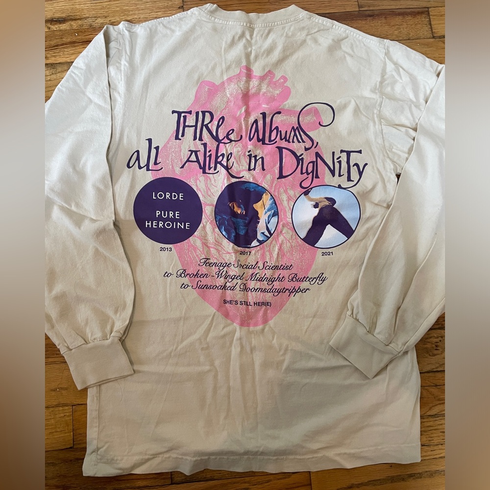 LORDE Solar Power Tour Long Sleeve T-Shirt